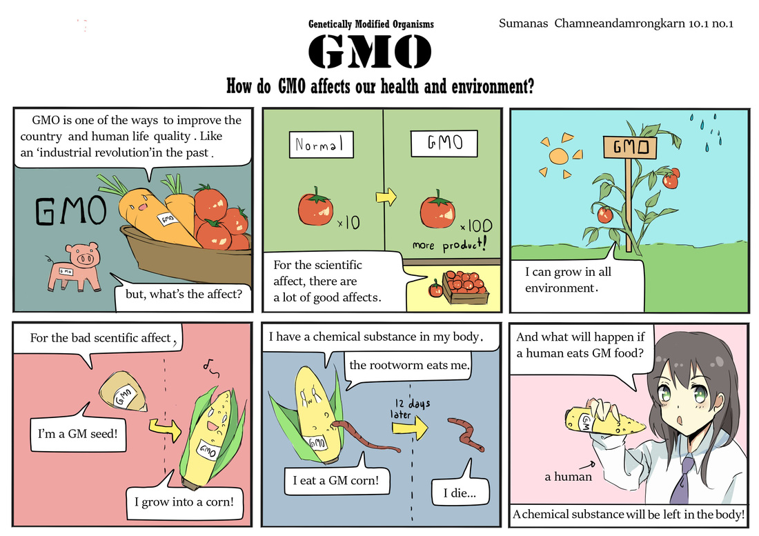 GMO comic strip - Punpurina
